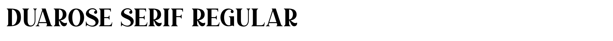 Duarose Serif Regular image